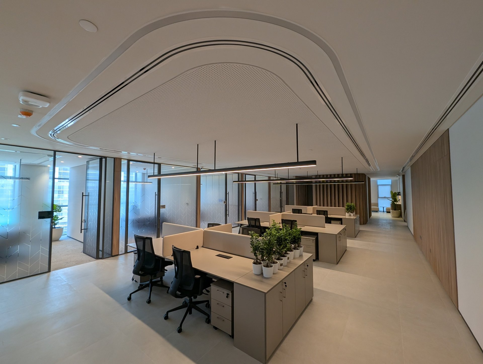 Completed office fit-out project by Fovero Dubai