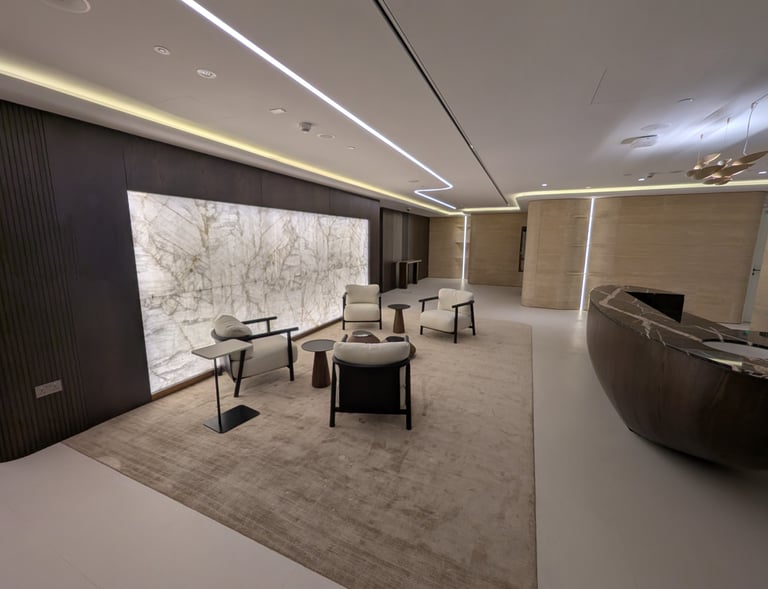 Luxury villa interior fit-out by Fovero Dubai