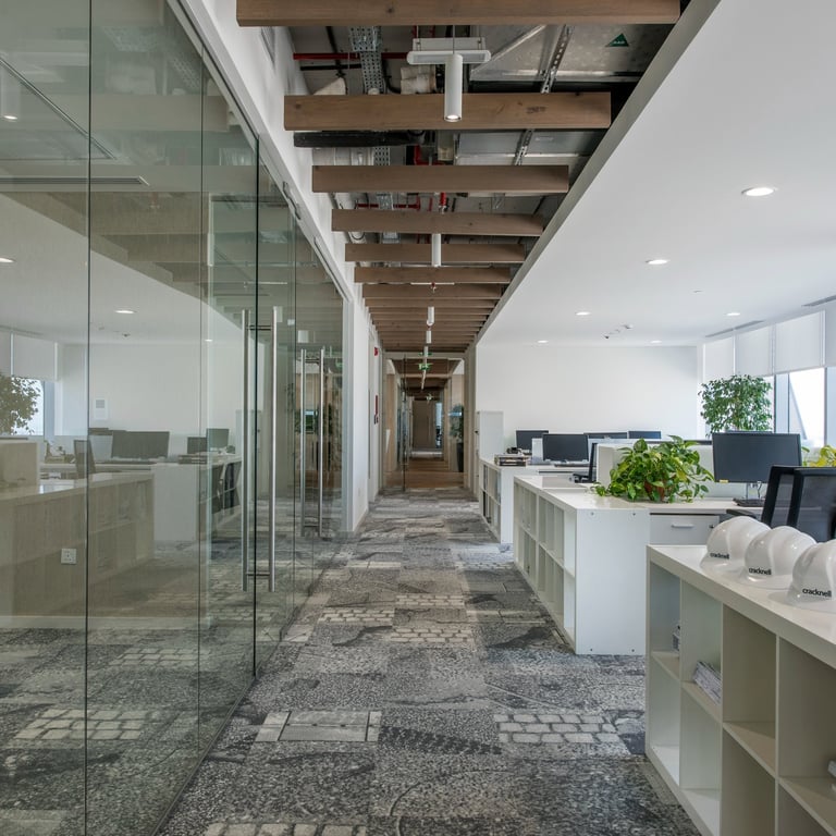 Gypsum ceiling and partition project, Dubai