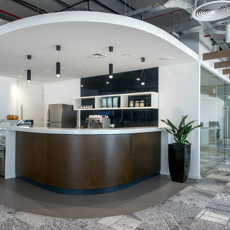 Commercial interior fit-out project by Fovero Dubai