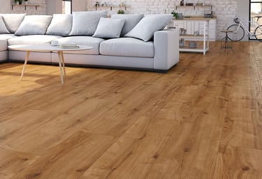 Premium wood flooring installation in Dubai villa